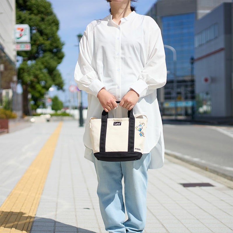 Leeリーショルダーバッグミニオンminionコラボバッグブランドミニトートバッグ2WAY人気ブランドかっこいいシンプル大人おしゃれキャラクターミニオンズminions320-30010