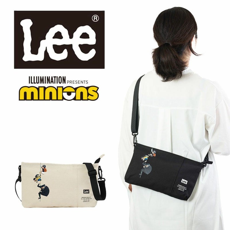 Leeリーショルダーバッグミニオンminionコラボバッグブランドショルダーバックグルー怪盗グルー人気ブランドかっこいいシンプル大人おしゃれキャラクターミニオンズminions320-30040