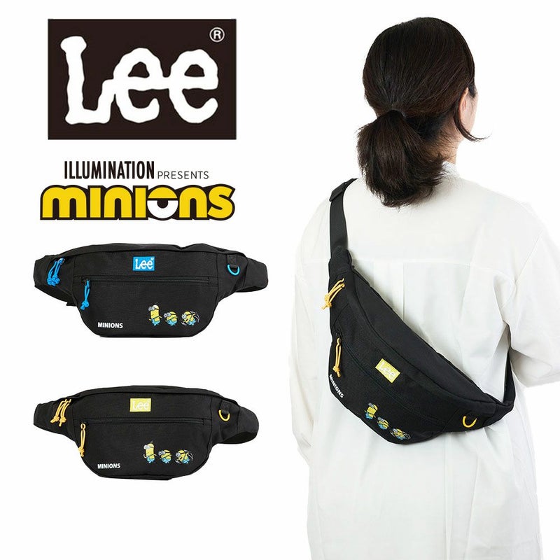 Leeリーボディバッグミニオンminionコラボバッグブランドウエストバッグショルダーバッグ人気ブランドかっこいいシンプル大人おしゃれキャラクターミニオンズminions320-30031