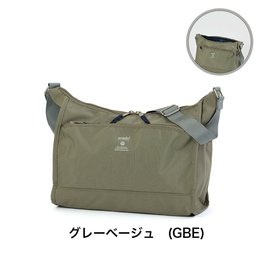 アネログランデショルダーバッグレディースファスナー付きanelloGRANDEバッグ軽量人気おしゃれ斜めがけブランド小さめ撥水CABINA5ショルダーバッグGTM0172Z