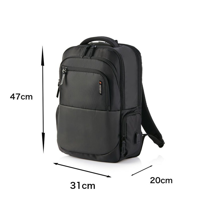 【正規取扱店】アメリカンツーリスターリュックAmericanTouristerメンズ28LB4A4セグノバックパック1ビジネスリュック通勤通学出張1泊2泊大きめ大容量ブランドレインカバーUSBポート149573