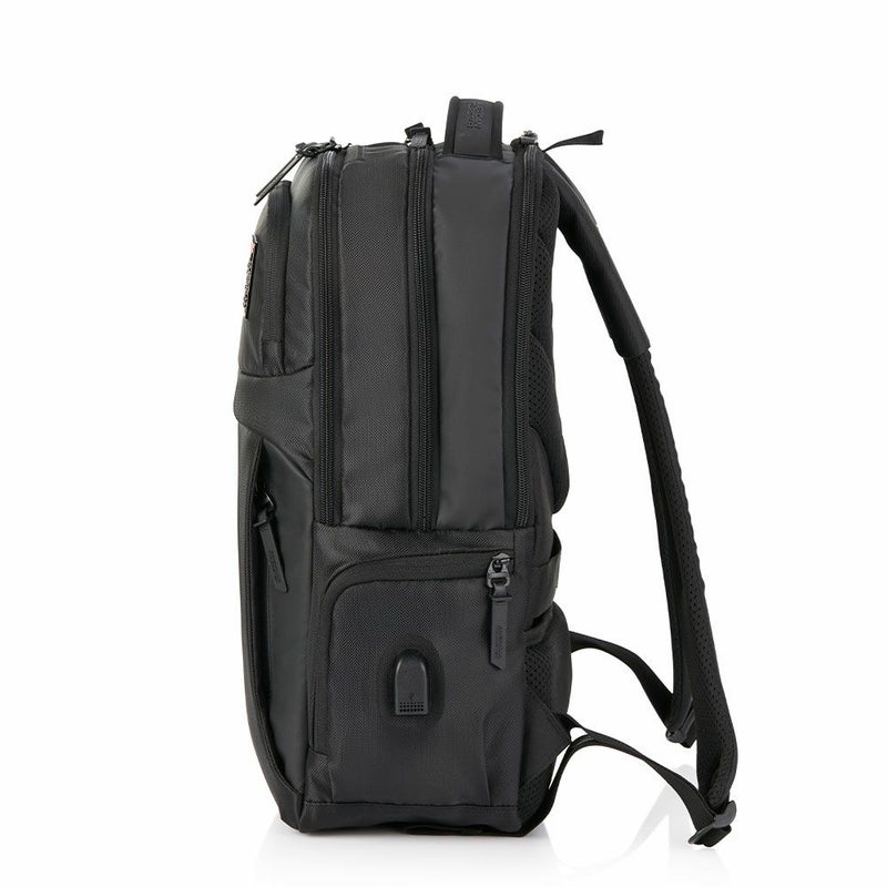 【正規取扱店】アメリカンツーリスターリュックAmericanTouristerメンズ26LB4A4セグノバックパック2ビジネスリュック通勤通学出張1泊2泊大きめ大容量ブランドレインカバーUSBポート149574