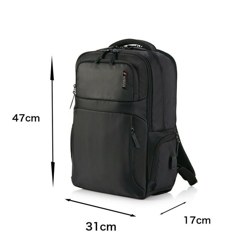 【正規取扱店】アメリカンツーリスターリュックAmericanTouristerメンズ26LB4A4セグノバックパック2ビジネスリュック通勤通学出張1泊2泊大きめ大容量ブランドレインカバーUSBポート149574