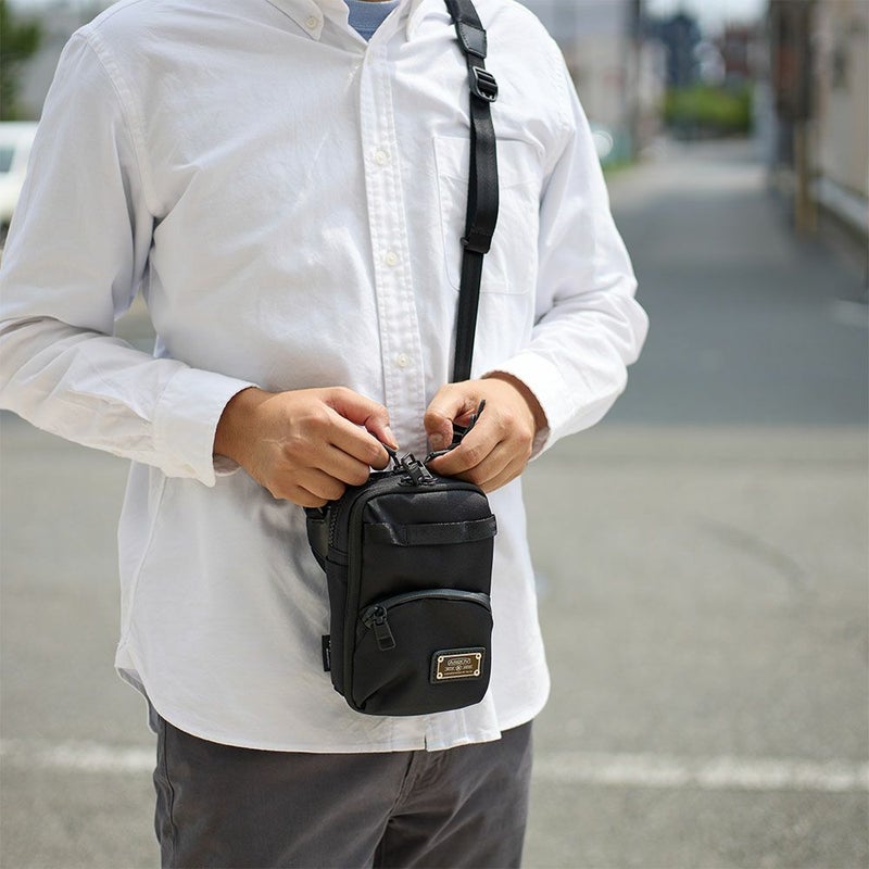 アッソブミニショルダーバッグバッグAS2OVメンズレディースASSOVブランドナイロン評判丈夫小さめ人気黒おすすめ正規品DOBBY305DWALLETSHOULDERウォレットショルダーサコッシュ062100