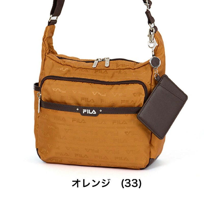 フィラショルダーバッグFILAレディースファスナー付き横型バッグ軽量多収納人気斜めがけブランド小さめマザーズバッグおしゃれかわいい大人30代40代50代7693