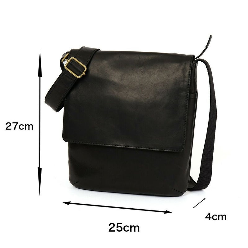 ダコタショルダーバッグメンズ縦型Dakota本革革レザー馬革バッグショルダーバック斜めがけ斜め掛けブランドおしゃれ大人縦長大きめ薄いダコタブラックレーベル軽い軽量1623804