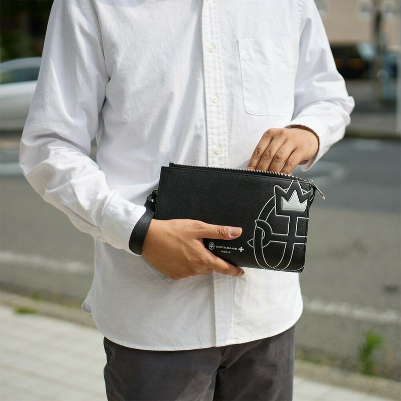 カステルバジャッククラッチバッグセカンドバッグウプラCASTELBAJAC本革メンズレディースバッグセカンドバッククラッチバックブランドレザー革おしゃれ冠婚葬祭結婚式二次会54221