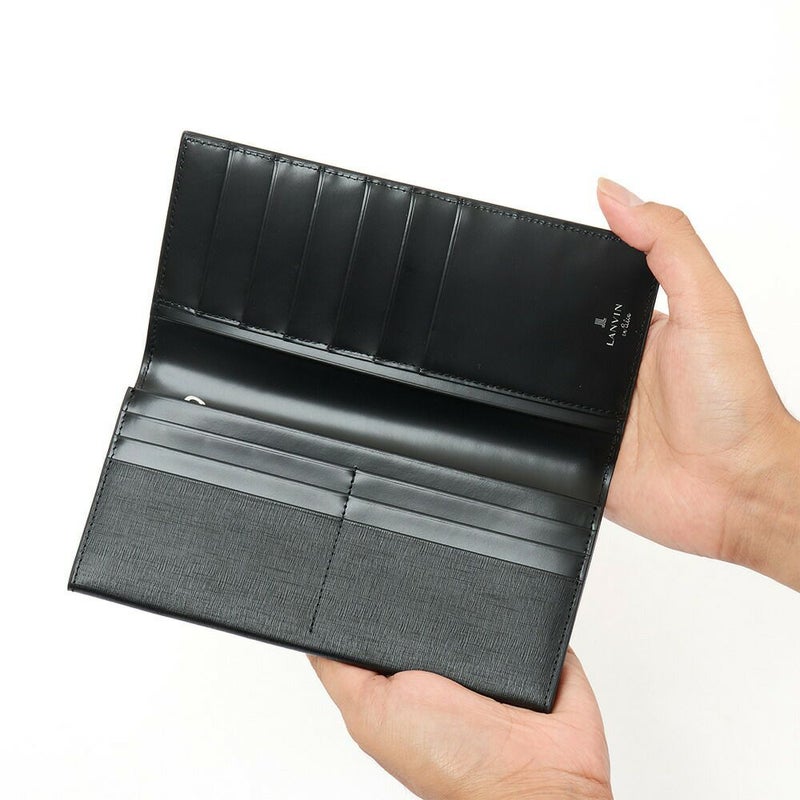 LANVINenBleu長財布ランバンオンブルーフィズメンズ財布人気ブランド本革革レザーカードがたくさん入る札入れ薄いギフトプレゼント彼氏男性人気30代40代50代521625