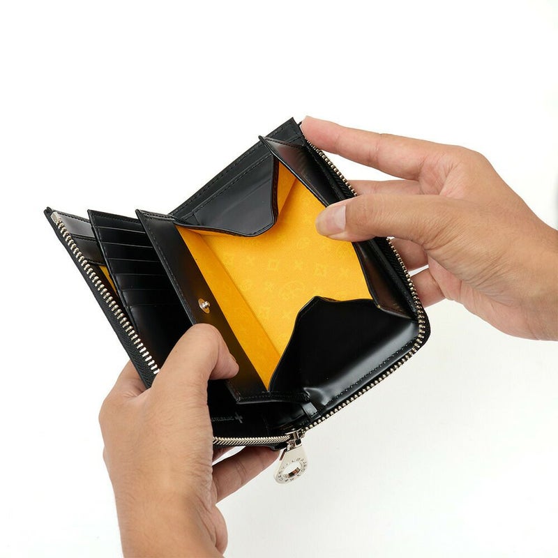 カステルバジャック財布二つ折りミドルウォレットウプラファスナー縦型メンズレディースCASTELBAJAC小銭入れあり二つ折り財布2つ折り財布本革レザー人気ブランド大人男性30代40代50代54623