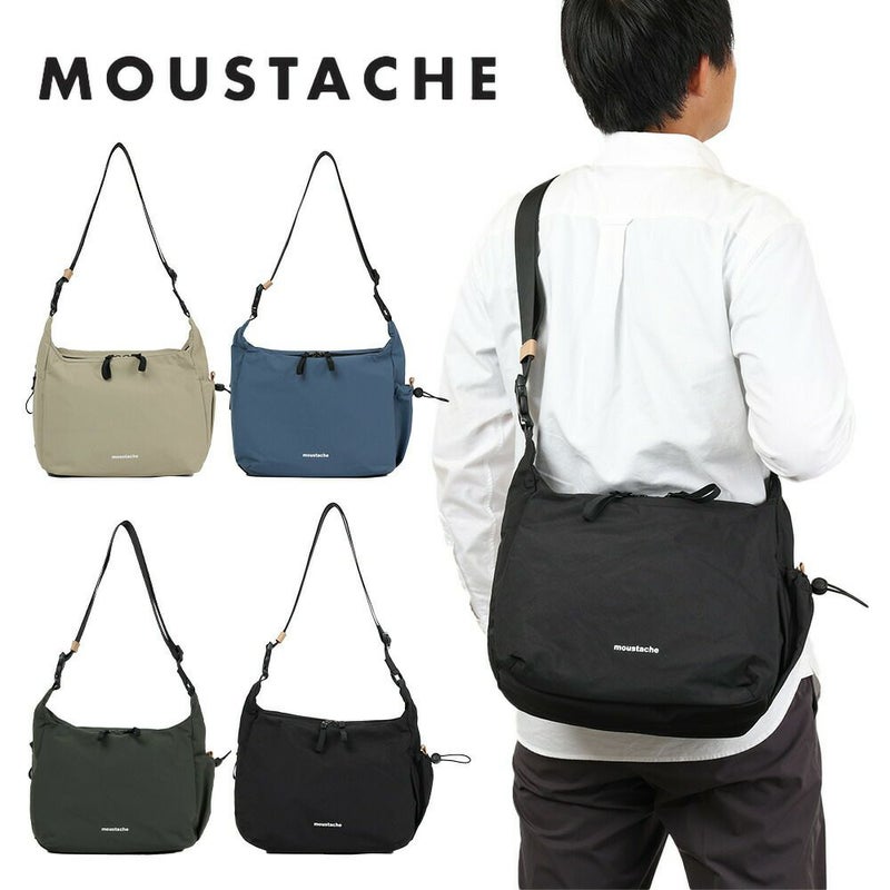 MOUSTACHEショルダーバッグムスタッシュA4大容量大きめメンズレディース斜めがけ斜め掛けおしゃれかっこいいカジュアル人気通学軽量ブランド大人30代40代50代MEG4430