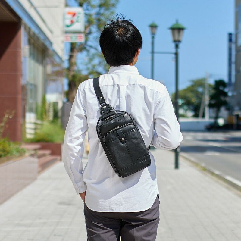 DOUBLESダブルスボディバッグバッグメンズレディース本革革レザー斜めがけ斜め掛けショルダーバッグ大容量30代40代50代BKS-7041