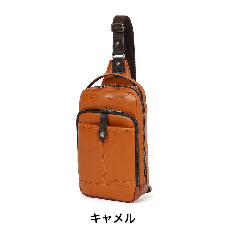 DOUBLESダブルスボディバッグバッグメンズレディース本革革レザー斜めがけ斜め掛けショルダーバッグ大容量30代40代50代BKS-7041
