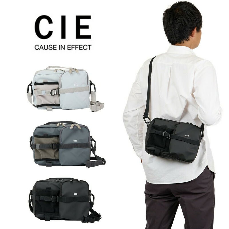 CIEショルダーバッグバッグシーGRID3BOTTLESHOULDERBAGMメンズレディースペットボトルが入る斜めがけ斜め掛けブランド評判人気防水撥水おすすめ正規品日本製グリッド3032065