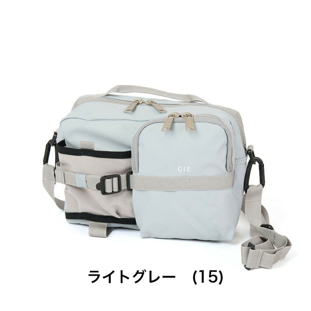 CIEショルダーバッグバッグシーGRID3BOTTLESHOULDERBAGMメンズレディースペットボトルが入る斜めがけ斜め掛けブランド評判人気防水撥水おすすめ正規品日本製グリッド3032065