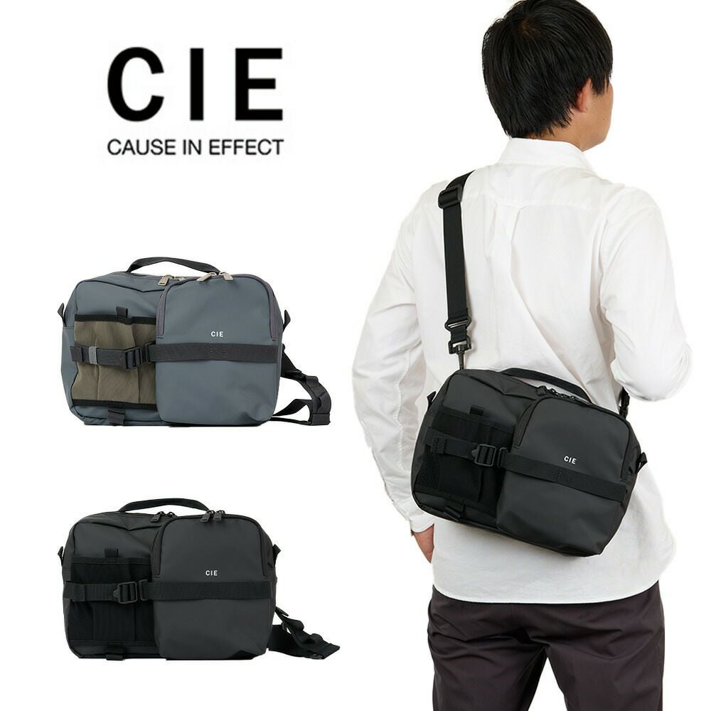 CIEショルダーバッグバッグシーGRID3BOTTLESHOULDERBAGLメンズレディースペットボトルが入る斜めがけ斜め掛け大きめ大容量ブランド評判人気防水撥水おすすめ正規品日本製グリッド3032068