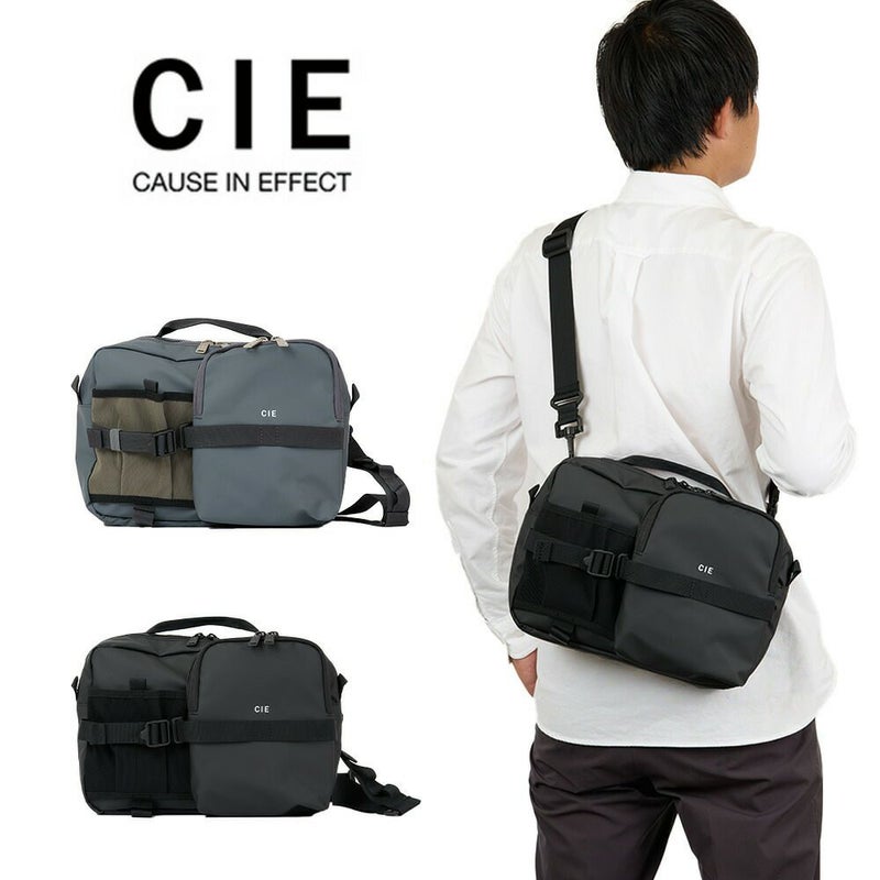 CIEショルダーバッグバッグシーGRID3BOTTLESHOULDERBAGLメンズレディースペットボトルが入る斜めがけ斜め掛け大きめ大容量ブランド評判人気防水撥水おすすめ正規品日本製グリッド3032068