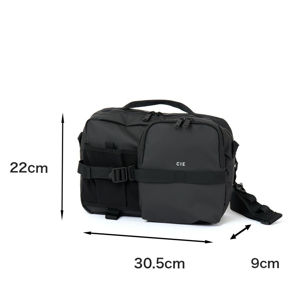 CIEショルダーバッグバッグシーGRID3BOTTLESHOULDERBAGLメンズレディースペットボトルが入る斜めがけ斜め掛け大きめ大容量ブランド評判人気防水撥水おすすめ正規品日本製グリッド3032068