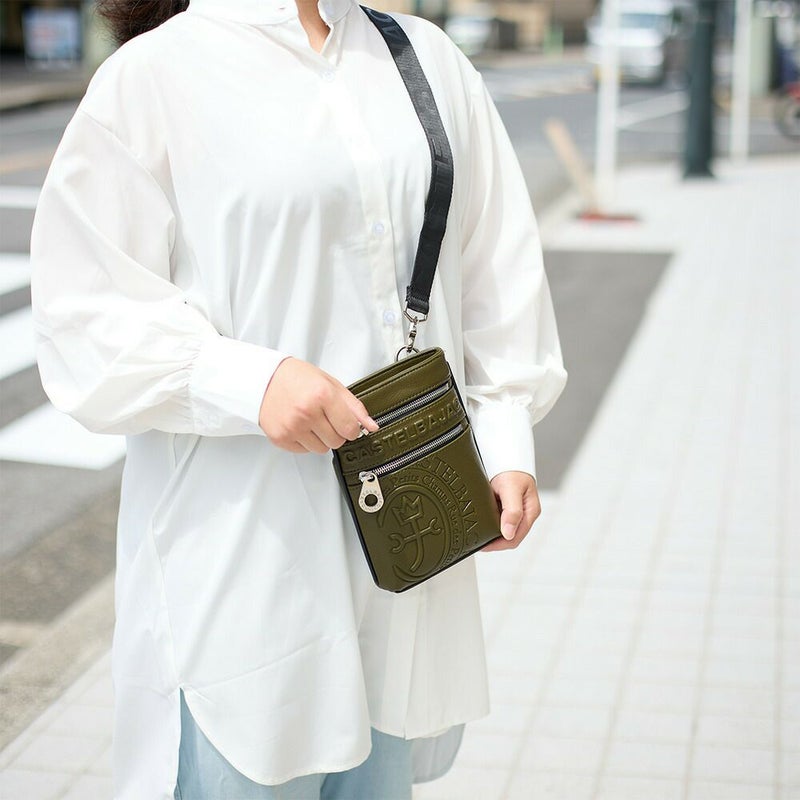 カステルバジャックミニショルダーバッグバッグCASTELBAJACダナンスマホショルダーバッグスマホポーチ財布メンズレディースミニショルダーバッグブランド大人男性女性人気45111