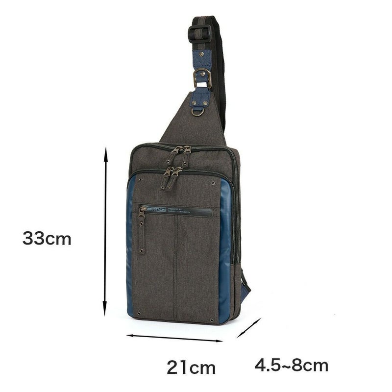 ムスタッシュボディバッグMOUSTACHEショルダーバッグメンズレディースショルダーバックボディバックブランド人気軽量かっこいいおしゃれブラックネイビーグレーブルーJXD-4566