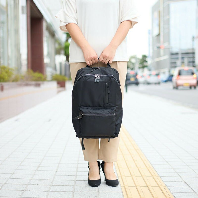 リュックレディースビジネスW&.Day/Nightポッケス2024モデルスリムリュックA4サイズ14インチPC収納ビジネスリュック通勤エースビジネスバッグバッグきれいめブランド大容量おしゃれ女性15277