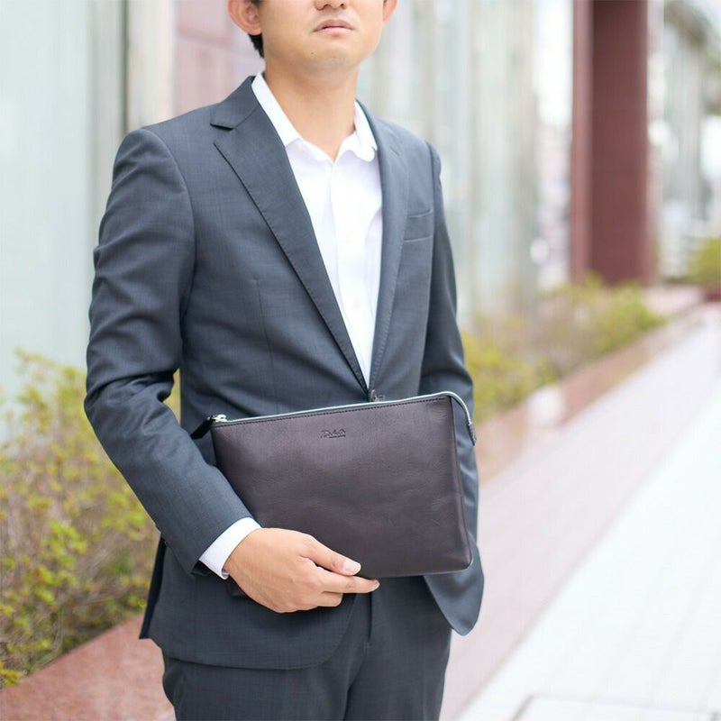 ダコタショルダーバッグクラッチバッグ2WAYメンズDakota本革革レザーバッグアクソリオ3セカンドバッグ斜め掛けブランドおしゃれ大人ダコタブラックレーベル40代50代60代1623700