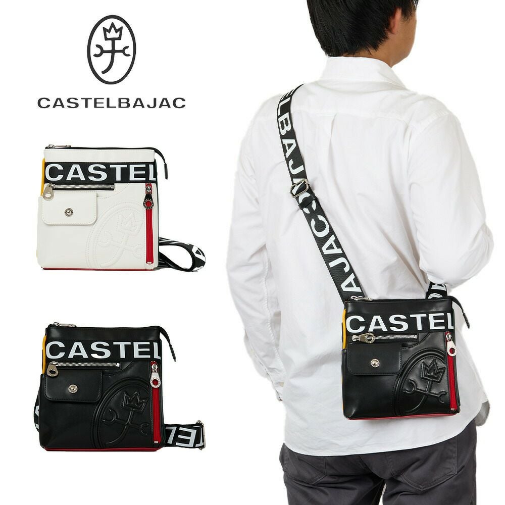 カステルバジャックショルダーバッグバッグCASTELBAJACダルトンミニメンズレディースミニショルダーバッグ軽量薄いブランド大人男性女性人気26131