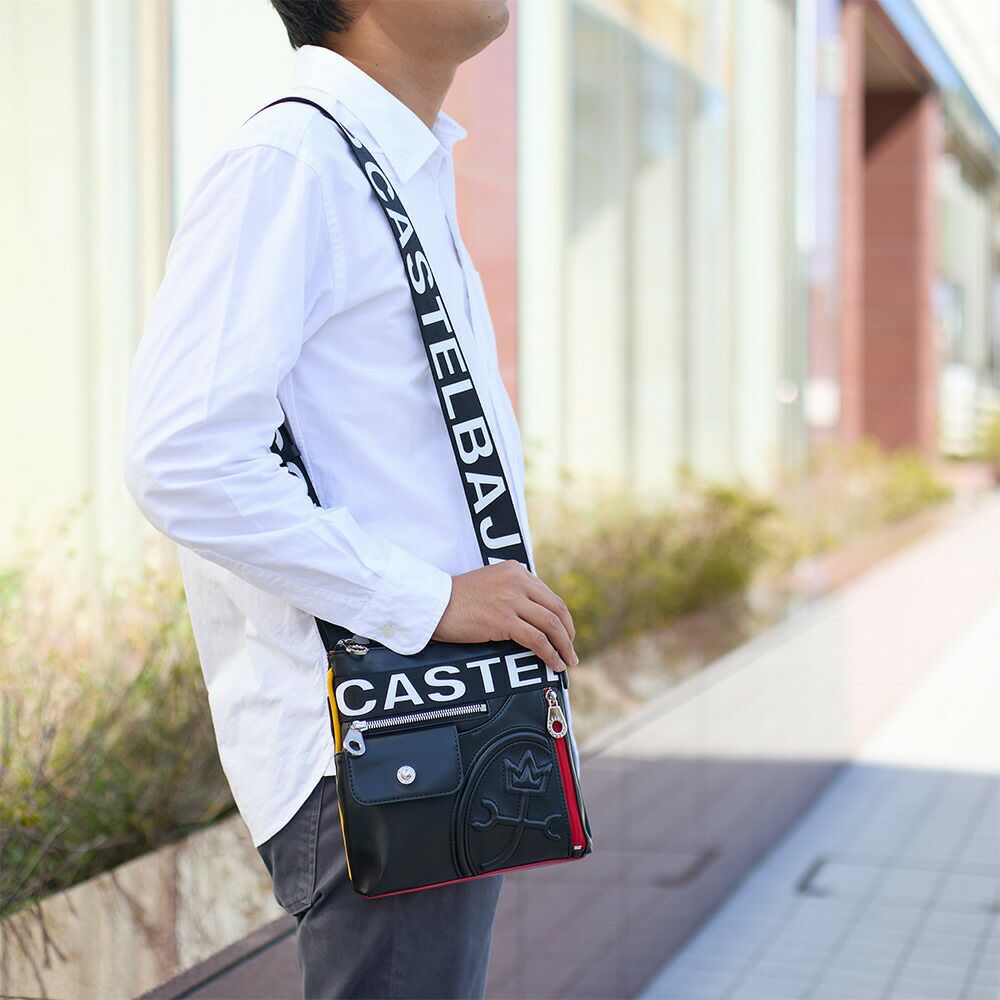 カステルバジャックショルダーバッグバッグCASTELBAJACダルトンミニメンズレディースミニショルダーバッグ軽量薄いブランド大人男性女性人気26131