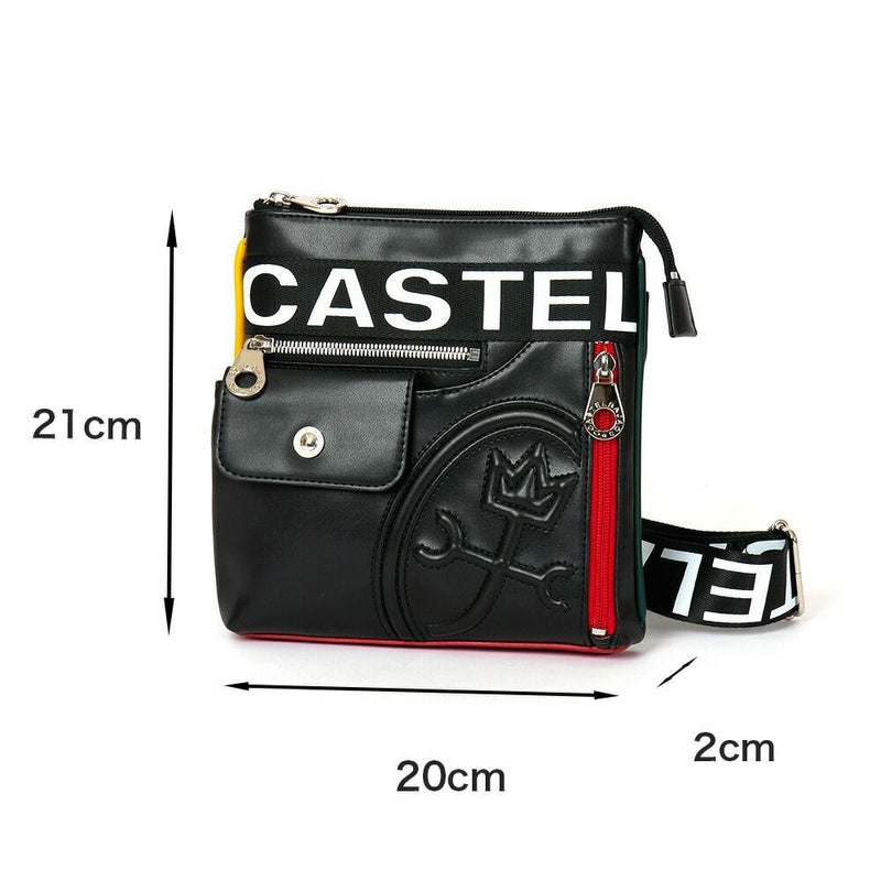 カステルバジャックショルダーバッグバッグCASTELBAJACダルトンミニメンズレディースミニショルダーバッグ軽量薄いブランド大人男性女性人気26131