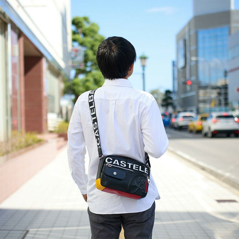 カステルバジャックショルダーバッグバッグCASTELBAJACダルトン横型メンズレディースショルダーバック斜めがけ斜め掛け軽量ブランド大人男性人気おしゃれコンパクト小さめ小さい26132