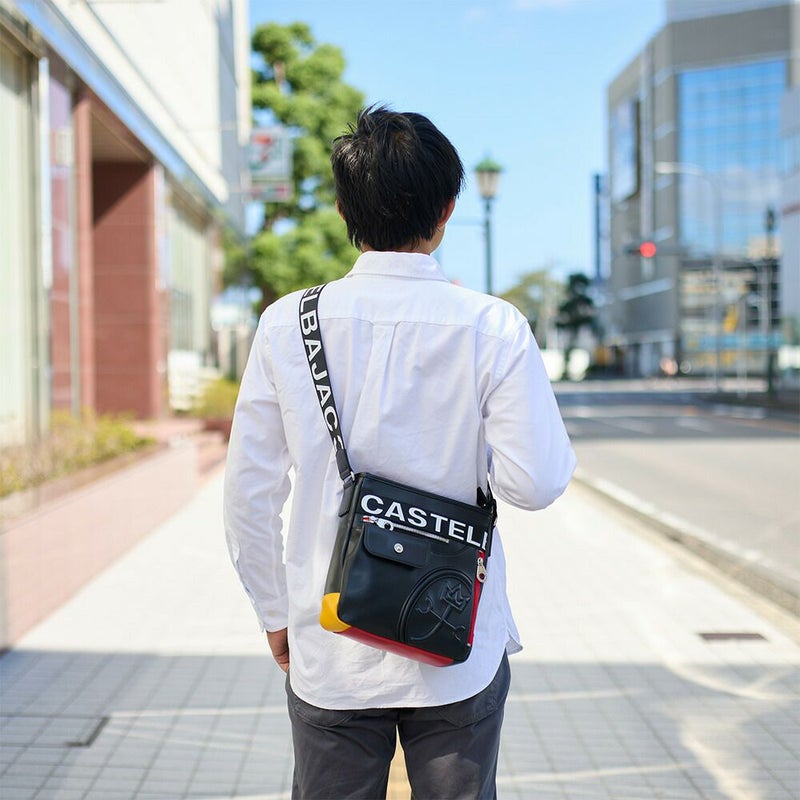カステルバジャックショルダーバッグバッグCASTELBAJACダルトン縦型メンズレディースショルダーバック斜めがけ斜め掛け軽量ブランド大人男性人気おしゃれ大容量大きい26133