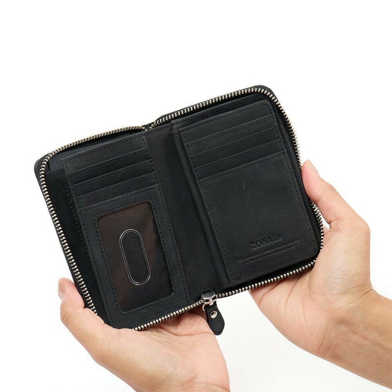 ZONALeミドルウォレット財布二つ折り縦型ゾナール二つ折り財布本革革レザーメンズレディースヴィンテージVINTAGEラウンドミドル財布ブランドおしゃれ人気大容量ギフトプレゼント31144