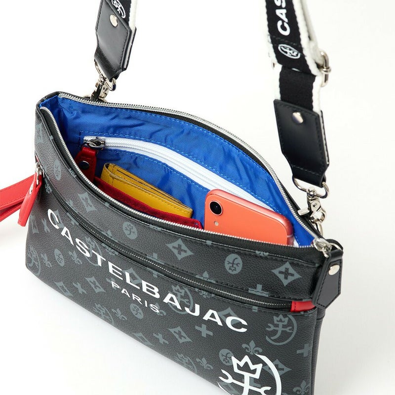 カステルバジャックショルダーバッグサコッシュショルダーバッグ2WAY横型CASTELBAJACサシャメンズレディースサコッシュミニ斜めがけ斜め掛けブランド大人おしゃれコンパクト小さめ小さい48121