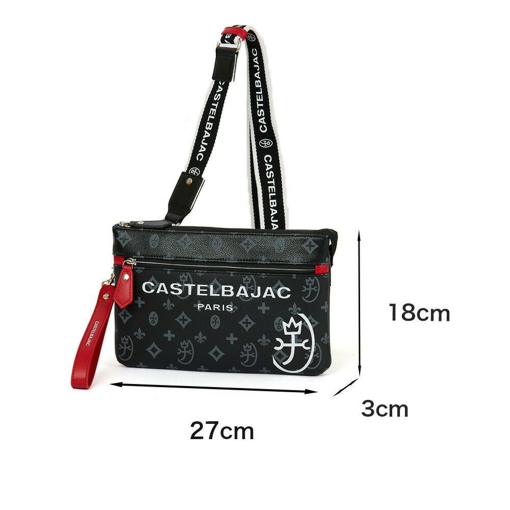 カステルバジャックショルダーバッグサコッシュショルダーバッグ2WAY横型CASTELBAJACサシャメンズレディースサコッシュミニ斜めがけ斜め掛けブランド大人おしゃれコンパクト小さめ小さい48121